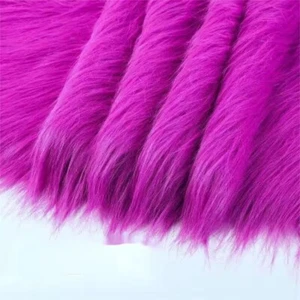Faux Fur Fabric Long Plush Fluffy Cloth Soft Costume DIY Sewing Craft 19" X 70" - Picture 1 of 23