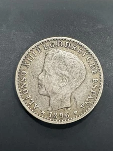1896 Puerto Rico 10 Centavos Münze - Bild 1 von 2