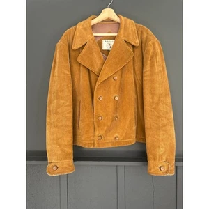 Vintage 70er Kleins Made in Yugoslavia Cord Zweireiher Kastenjacke Gr. 46 - Bild 1 von 10