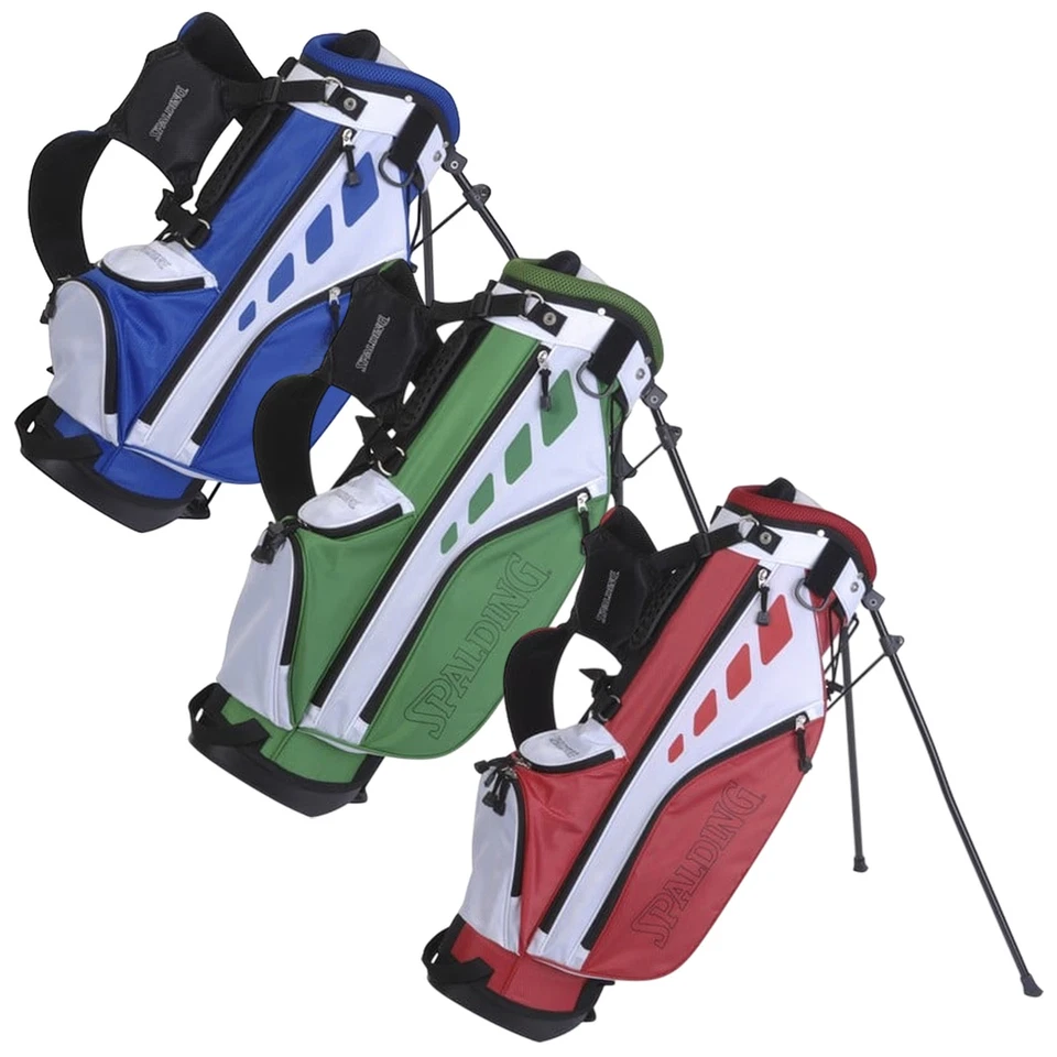 Spalding Golf Golftasche Junior Kinder Leicht 5-Way Teiler Doppel Tragegurt - Bild 1 von 2
