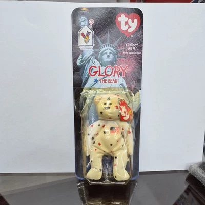 NEW  TY Glory the Bear Beanie baby McDonalds Box And Tag Errors RARE!!!! - Image 1 of 4