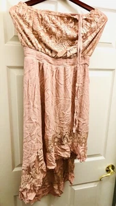 NWT Almost Famous Coral Dress L - Picture 1 of 5