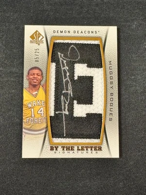 2012-13 SP Authentic - By the Letter Signatures Muggsy Bogues #BL-BO 5/25 (AU) - Image 1 of 2