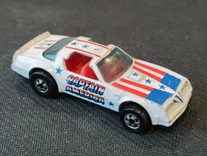 Vintage 1977 Hot Wheels Hot Bird Captain America Diecast Car Marvel Comics - Picture 1 of 8