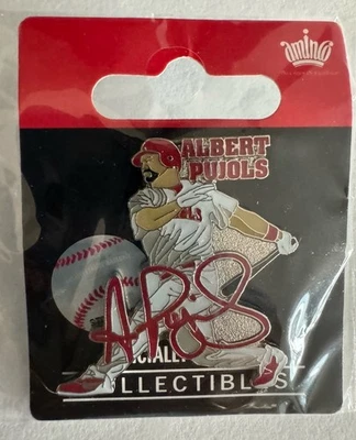 NEW Los Angeles Angels Collectible Albert Pujols Pin  MLB New - Image 1 of 2