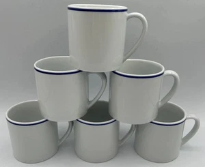 Apilco Tradition Blau Kaffeebecher 3 3/4" 6er Set - Bild 1 von 3
