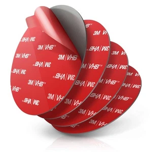 volport Sticky Adhesive Replacement for Dashboard Suction Cup Red + Grey - Picture 1 of 7