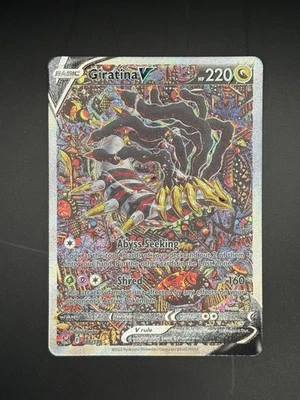 Giratina V Alt Art #186/196 Lost Origin SWSH Holo Pokemon - See back of Card!! - Image 1 of 3