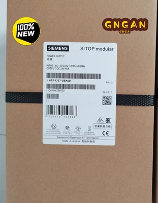 1 peça nova fonte de alimentação modular SIEMENS 6EP1337-3BA00 Sitop FedEx/DHL EUA sem impostos - Imagem 1 de 3