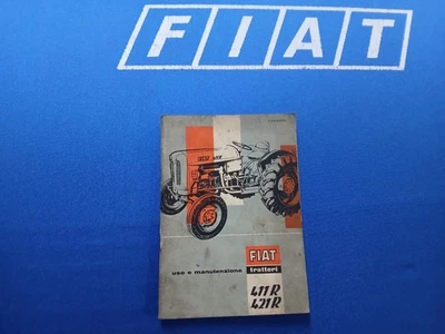 Libretto Uso manutenzione Trattore Fiat 411R 421R Originale - Immagine 1 di 4