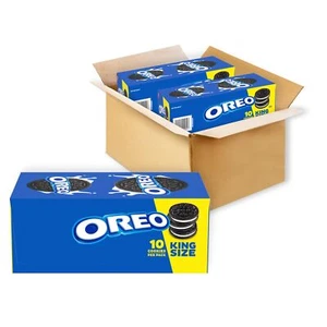 OREO Chocolate Sandwich Cookies, 20 King Size Snack Packs (2 Boxes) - Picture 1 of 9