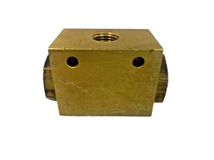 KREISDICHTUNG 459B-2PPP Messing Shuttle Ventil 1/4" NPT F 3000 PSI - Bild 1 von 3