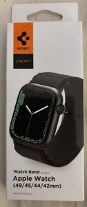 Spigen Lite Fit Watch Band Apple 49/45/44/42 MM Khaki New - Zdjęcie 1 z 4