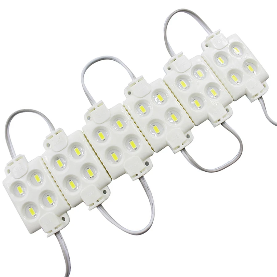 N3 Módulos LED 4 SMD 5730 12V IP68 6000K Señales Barco Auto Barra Impermeable PV - Imagen 1 de 1