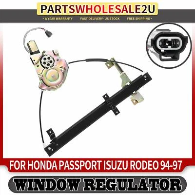 Regulador de ventana eléctrica delantero izquierdo con motor para Honda Passport Isuzu Rodeo 94-97 Foto 1 de 4