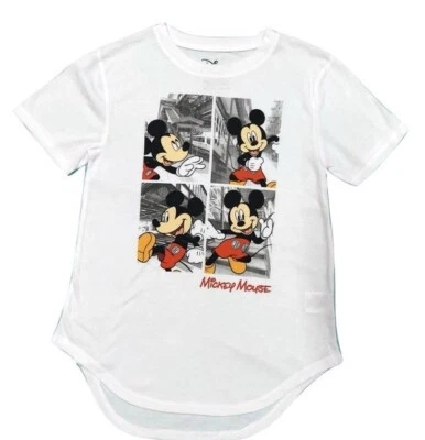 Disney~ NEW♈Boy's/Girl's Printed SS Tee size XS~white/red/black Mickey Mouse x4 - Image 1 of 4