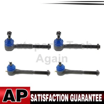 4 торца переднего рулевого троса Mevotech подходят для GMC K1500 1988-1999 годов выпуска - Изображение 1 из 4