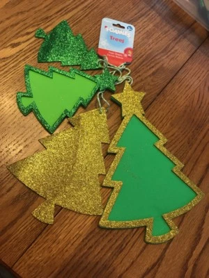 Darice Fiamies Trees 3+ Foam Shapes Formes Mousse Ships N 24h - Image 1 of 4