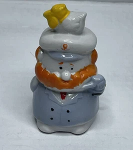 Sea Captain Sailor Pelican Ceramic Dinner Bell Vintage Hand Painted CUTE! - Picture 1 of 8