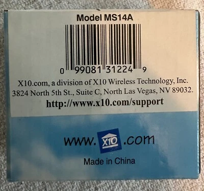 X10 MS14A EAGLE EYE MOTION SENSOR - NIB - Image 1 of 2