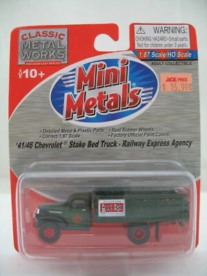 Mini Metals HO Model 30340: 41/46 Chevrolet Stake Bed Truck, REA, MOC - Image 1 of 4