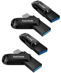 SanDisk Type-C OTG Go 512GB 256GB 128GB 64GB 32GB USB 3.0 Ultra Dual Drive Lot - Picture 1 of 11