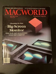 MAC WORLD MAYO, 1988 MONITOR DE PANTALLA GRANDE UOS RARO COLECCIONABLE QTY-1 - Imagen 1 de 1