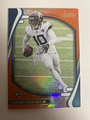 2021 Absolute Base Spectrum Orange SP /75 #63 Laviska Shenault Jr. - Image 1 of 2