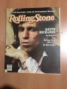 Rolling Stone Magazine #356 - Nov.12, 1981 Keith Richards - no mail label - Picture 1 of 2