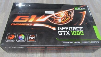 GIGABYTE NVIDIA GeForce GTX 1080 8GB GDDR5X Graphics Card (GV-N 1080G1 GAMING-8) - Image 1 of 4