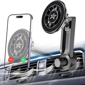 For Car Mount 360 Rotation Strong Magnetic Phone Holder for Car Air Vent - Picture 1 of 7