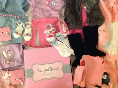 CHAD VALLEY KID KREATIONS Chad Valley Design A Friend Kleidersets Outfits für 18 Zoll Designafriend Puppe