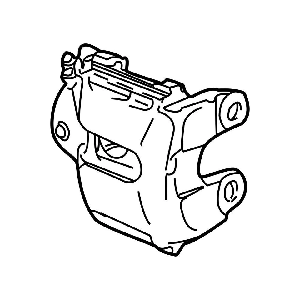 Genuine OEM Front Passenger Right Disc Brake Caliper For BMW 530i 540i 740i - Image 1 of 1