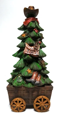 NEW Western Themed Christmas Tree, Wagon, Cowboy Hat, Boots Southwest Decor - Image 1 of 4