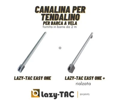 Lazy-TAC Easy ONE/ONE+ Aluminum Profile for Boma Sailing Boat Awning - 1m/2m - Image 1 of 4