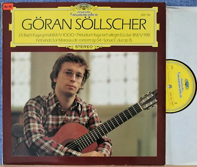 Söllscher. Bach (Fugue; etc)+Sor (Sonata; Morceau de concert). DGG 2531 195. NM - Image 1 of 2