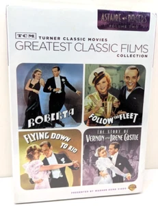 TCM Greatest Classic Films Astaire And Rogers Volume 2 DVD (New, Sealed) 4 Films - Foto 1 di 10