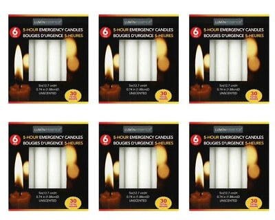 36 Emergency Candles 5hr Burn Time Each Long Lasting Prepper Supplies 6 Boxes - Image 1 of 4