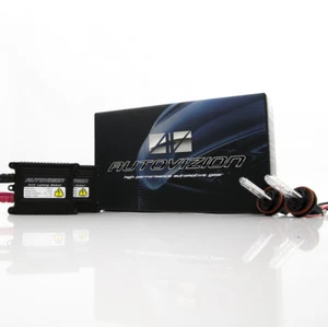 Autovizion Super Slim 55 Watts H9 10000K Brilliant Blue HID Xenon Kit High Beam - Picture 1 of 12