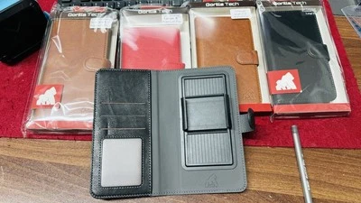 Uinversal Size 6.9"/6.5"/6" Premium Leather Flip Wallet Case For all phone model - Image 1 of 4