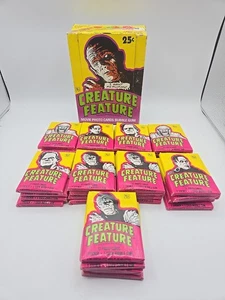 Caja de 36 paquetes de tarjetas en caja Topps Creature 1979-1980 vintage - Imagen 1 de 12