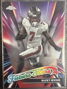 2024 Topps Chrome - Future Stars Bucky Irving #FS-19 Refractor (RC) - Picture 1 of 2