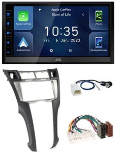 JVC DAB Bluetooth MP3 USB 2DIN Autoradio für Toyota Yaris (2007-2011) - Bild 1 von 10