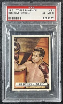 Bob Satterfield PSA 6 1951 Topps Ringside Boxing #23 como nuevo 9237 Foto 1 de 2