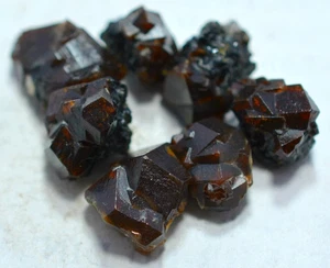 70 CT Ultra Rare Natural Almandine Garnet Crystals Lot From Afghanistan - Imagen 1 de 7