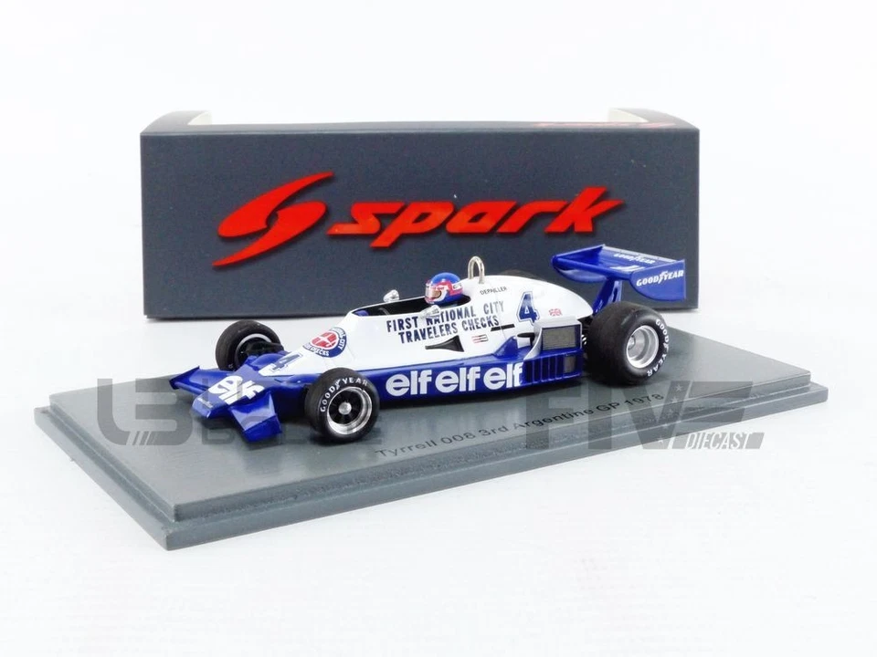 SPARK 1/43 - TYRRELL 008 - GP ARGENTINA 1978 (P. DEPAILLER) S7236 Foto 1 de 1