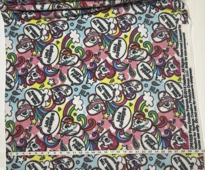 NEW Fleece fabric by the yard - My Little Pony CP51526 Pony Doodle Frames - Image 1 of 2