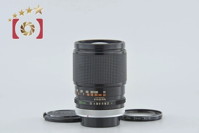 Canon FD Camera Lenses 135mm Focal f/2.5 Maximum Aperture for sale