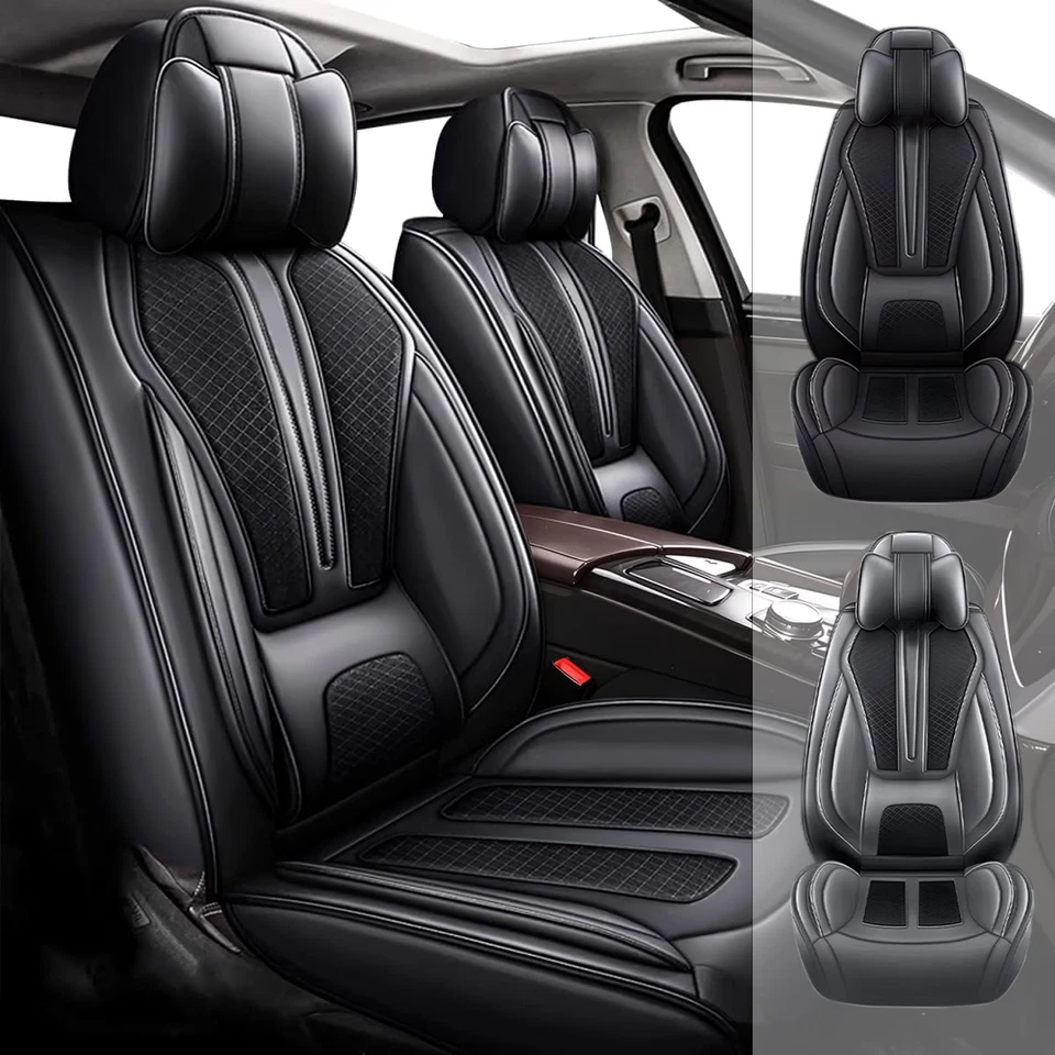 Car Seat Cover For Ford Edge 2007-2026 4-Door Faux Leather (2/5 Seats) Foto 1 de 1