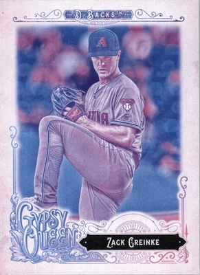 2017 Topps Gypsy Queen Missing Blackplate #20 Zack Greinke - BB - Image 1 of 2